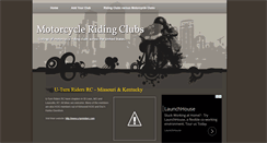 Desktop Screenshot of motorcycleridingclubs.net